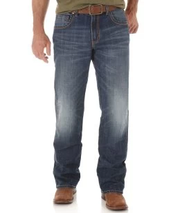Wrangler Men's Retro Relaxed Fit Mid Rise Boot Cut Jeans -Ariat Store 010L51 88 P2