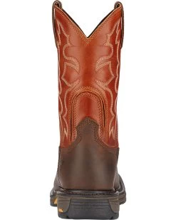 Ariat Men's Workhog Square Toe Work Boots -Ariat Store 030209 B8 BK