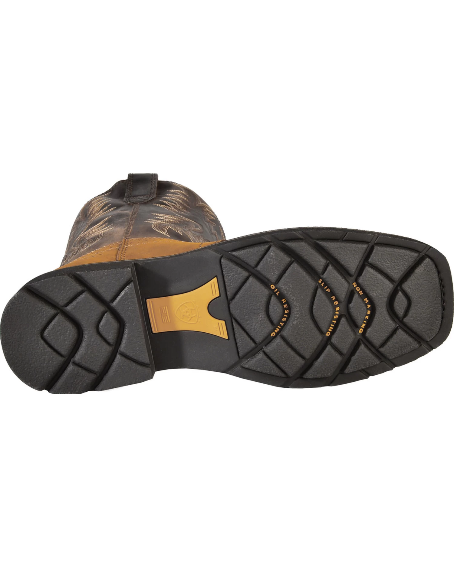 Ariat Men's 10" Sierra Pull On Western Work Boots - Square Toe 5 Ariat Men's 10" Sierra Pull On Western Work Boots - Square Toe - Image 5