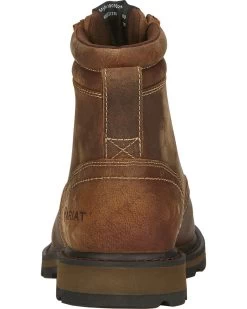 Ariat Men's Groundbreaker 6" Lace-Up Work Boots - Soft Toe 17 Ariat Men's Groundbreaker 6" Lace-Up Work Boots - Soft Toe -Ariat Store 030853 41 BK