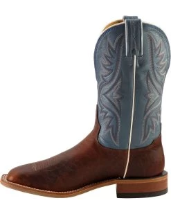 Tony Lama Men's Americana Western Boots - Broad Square Toe -Ariat Store 036F27 C4 LT