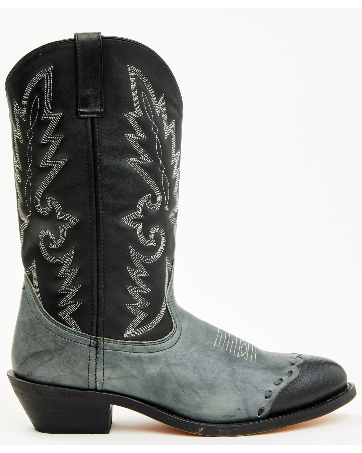 Laredo Men's Flagstaff Wingtip Western Boots 2 Laredo Men's Flagstaff Wingtip Western Boots - Image 2