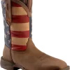 Rebel By Durango Men's Steel Toe American Flag Western Work Boots