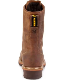 Carolina Men's 10" Waterproof Linesman Boots - Round Toe -Ariat Store 0502U4 41 BK