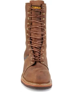 Carolina Men's 10" Waterproof Linesman Boots - Round Toe -Ariat Store 0502U4 41 FT