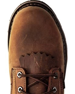 Justin Men's Pulley Waterproof MetGuard 8" Lace-Up Work Boots - Composite Toe -Ariat Store 050D00 41 TP