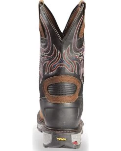 Justin Men's Tanker Western Work Boots - Steel Toe 13 Justin Men's Tanker Western Work Boots - Steel Toe -Ariat Store 050V74 JJ BK