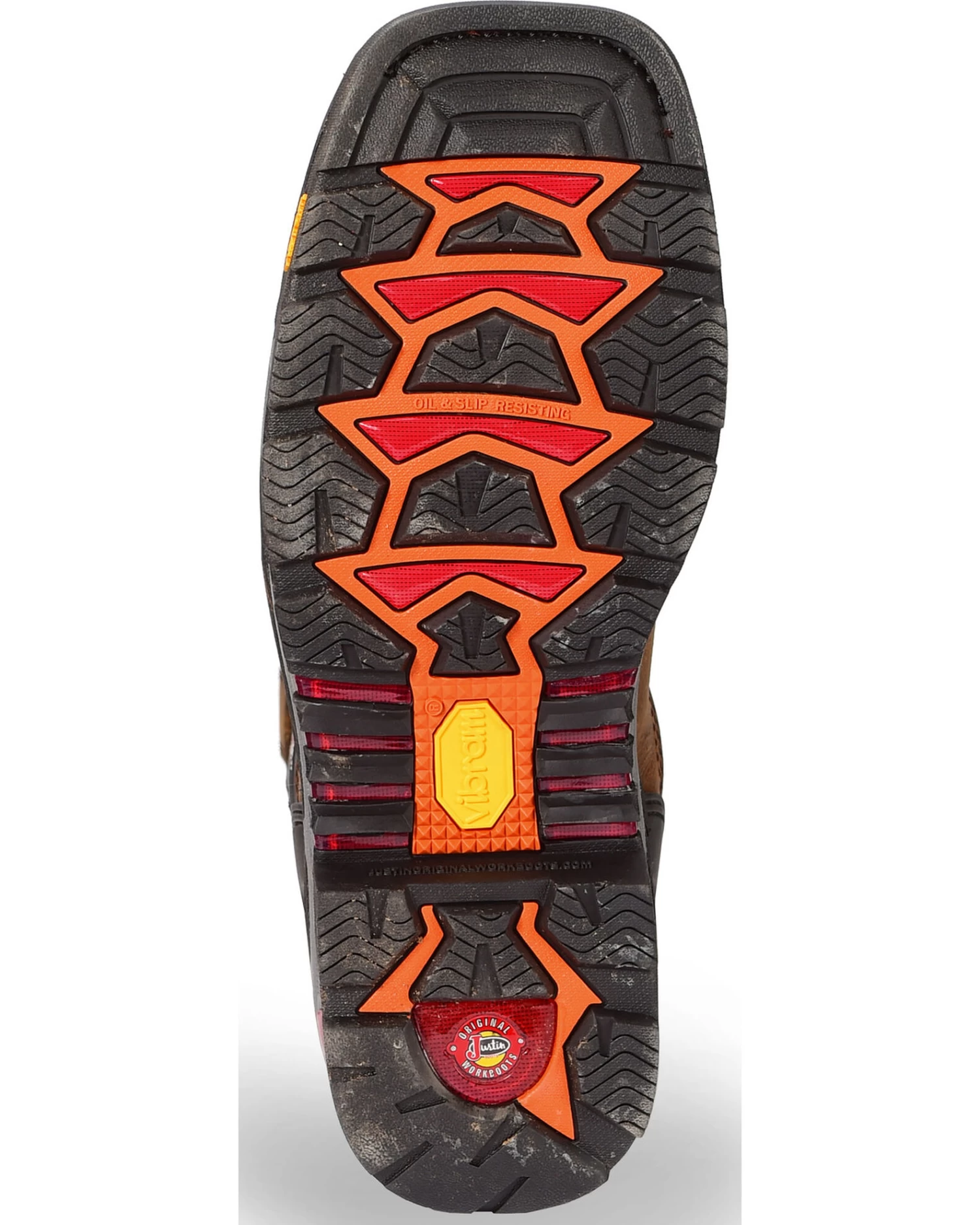 Justin Men's Tanker Western Work Boots - Steel Toe 5 Justin Men's Tanker Western Work Boots - Steel Toe - Image 5