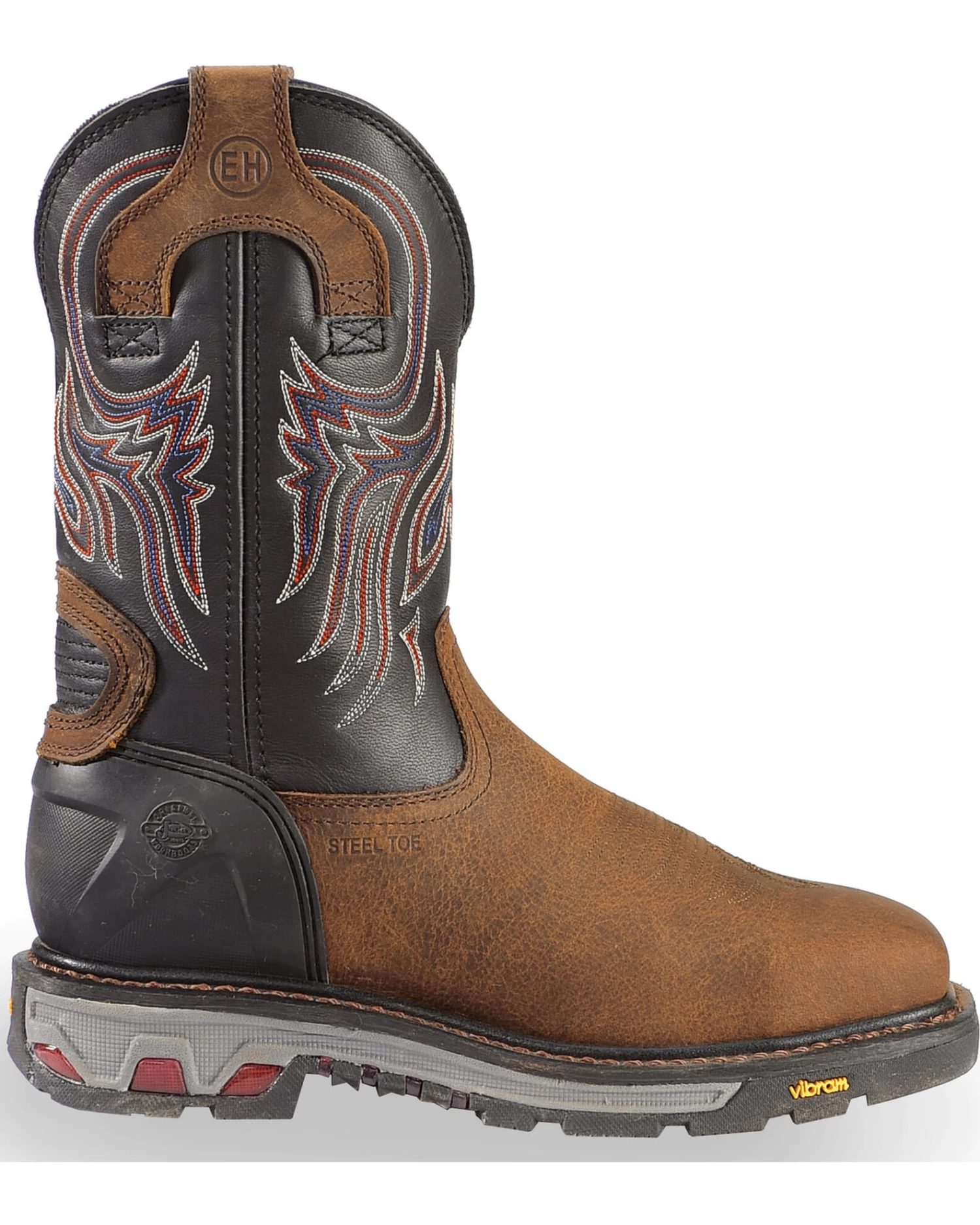 Justin Men's Tanker Western Work Boots - Steel Toe 2 Justin Men's Tanker Western Work Boots - Steel Toe - Image 2
