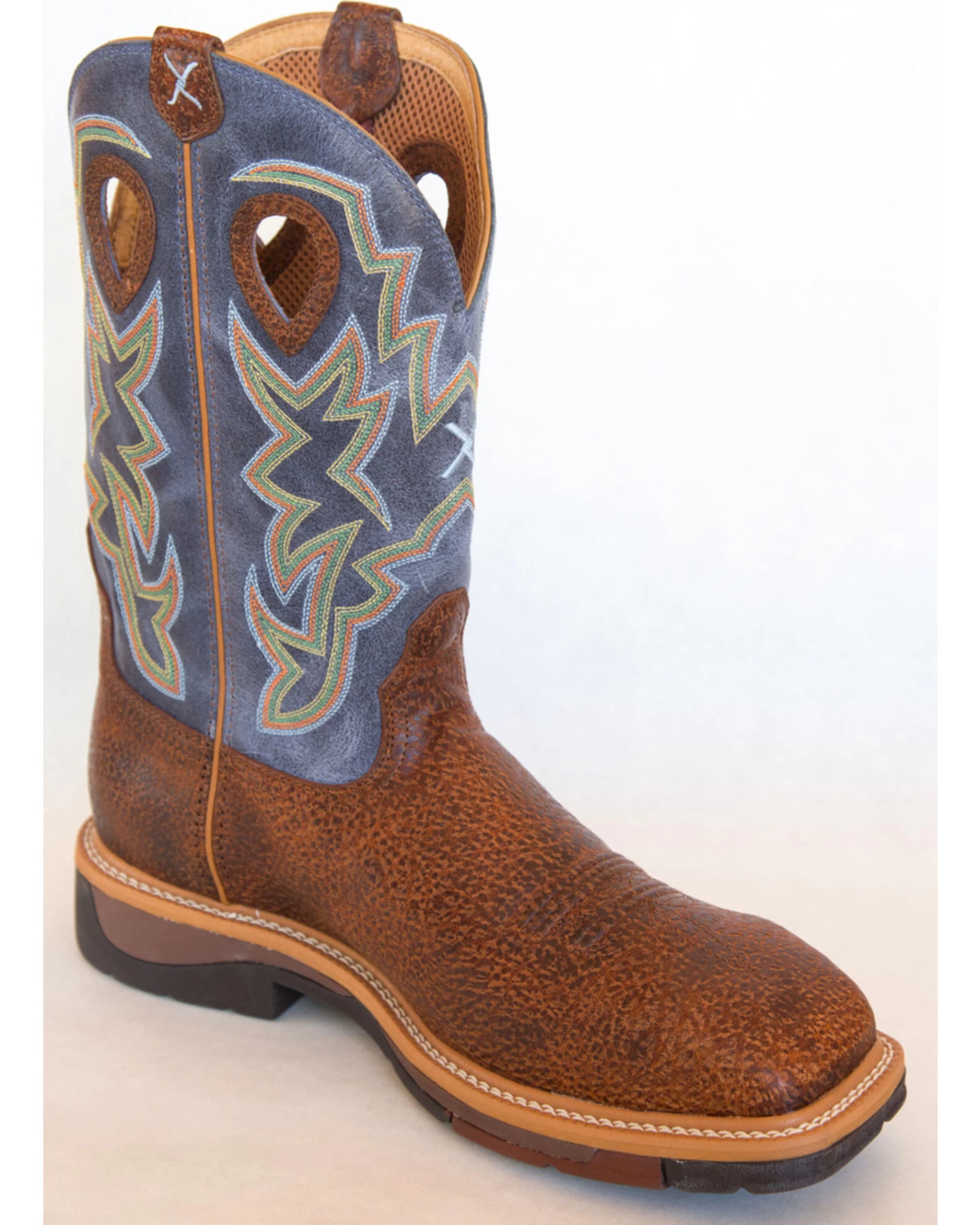 Twisted X Men's Two Toned Steel Toe Work Boots 1 Twisted X Men's Two Toned Steel Toe Work Boots