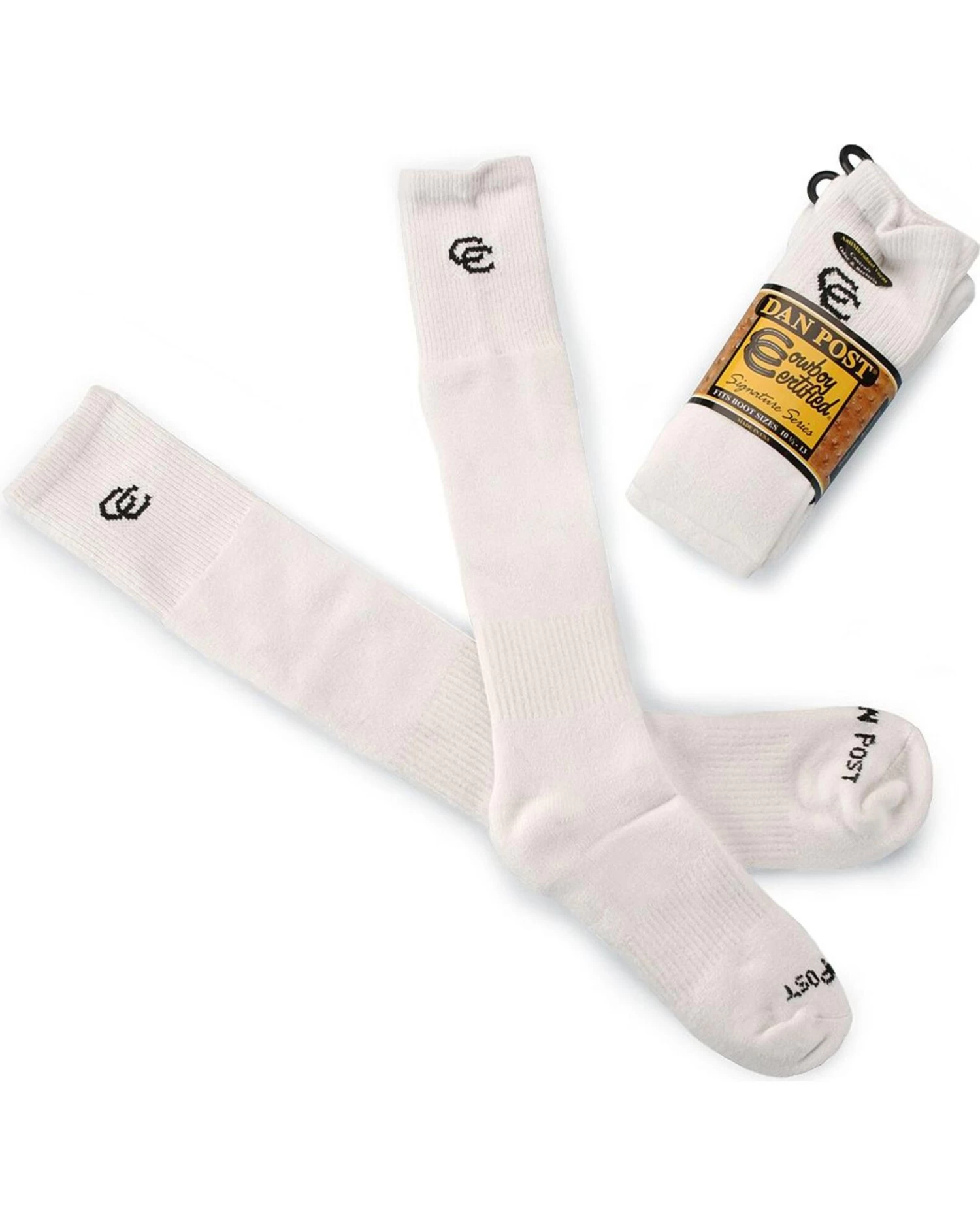 Dan Post Cowboy Certified 2-Pack Over-the-Calf Socks 1 Dan Post Cowboy Certified 2-Pack Over-the-Calf Socks