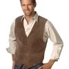 Scully Men's Boar Suede Snap Front Vest