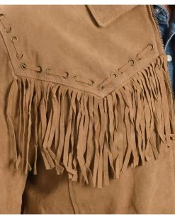 Scully Men's Boar Suede Fringe Jacket -Ariat Store 082801 N4 D2