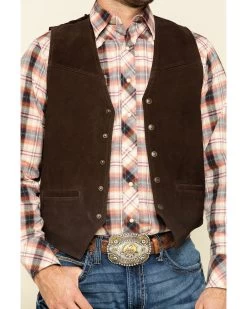 Roper Men's Suede Buckle Tie Vest -Ariat Store 082C89 7010 P4