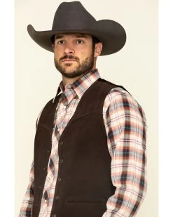 Roper Men's Suede Buckle Tie Vest -Ariat Store 082C89 7010 P5