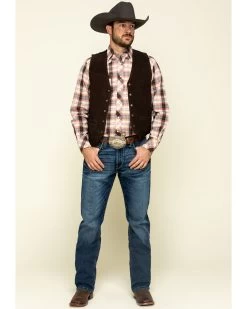 Roper Men's Suede Buckle Tie Vest -Ariat Store 082C89 7010 P6