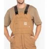 Carhartt Men's FR Duck Quilt-Lined Bib Overalls