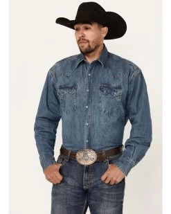 Stetson Denim Snap Western Shirt
