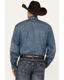 Stetson Denim Snap Western Shirt 7 Stetson Denim Snap Western Shirt -Ariat Store 092S51 N9 P4