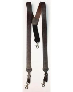 Nocona Leather Basketweave Men's Suspenders