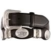 Tony Lama Scalloped Leather Belt