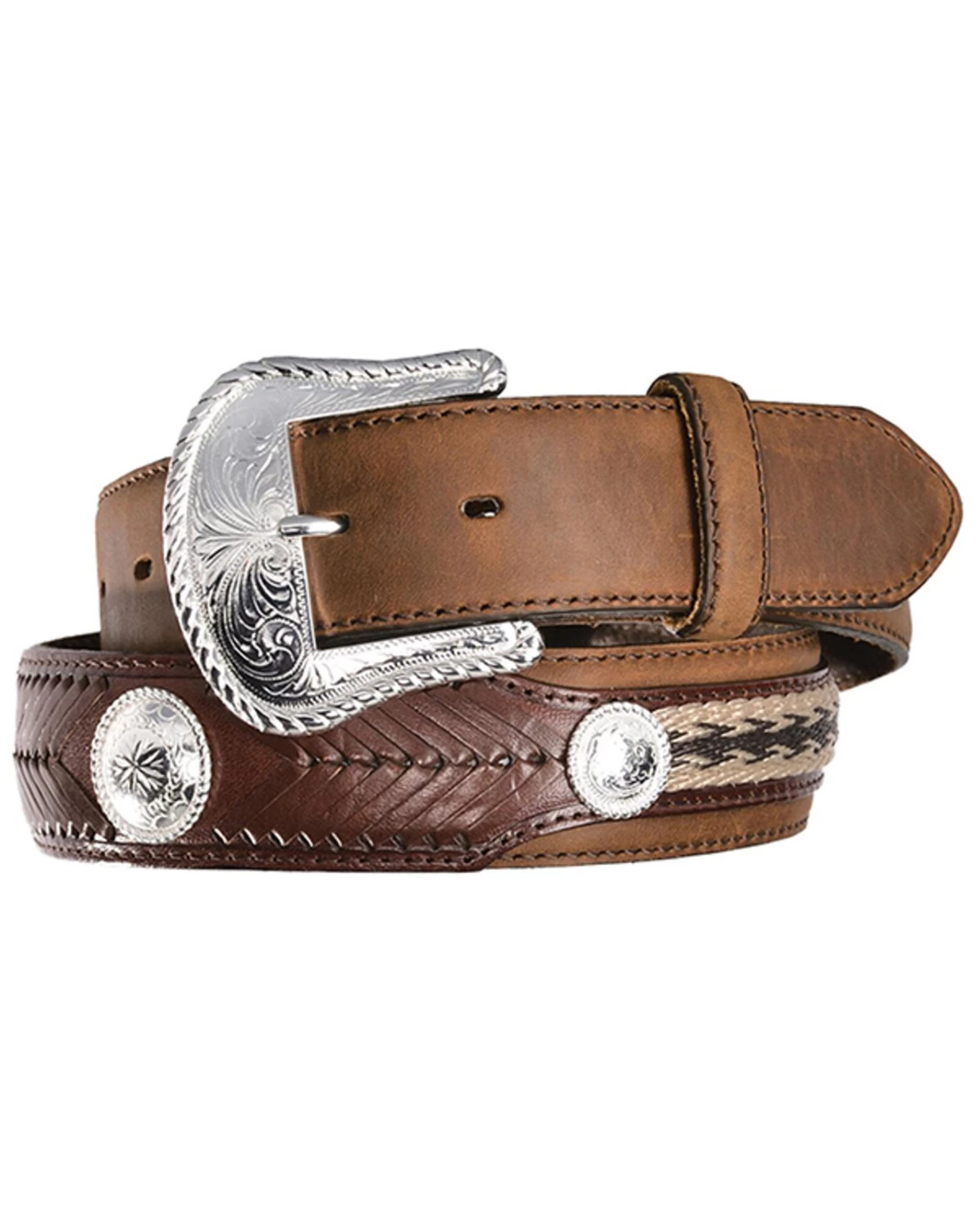 Tony Lama Duke Leather Belt 2 Tony Lama Duke Leather Belt - Image 2