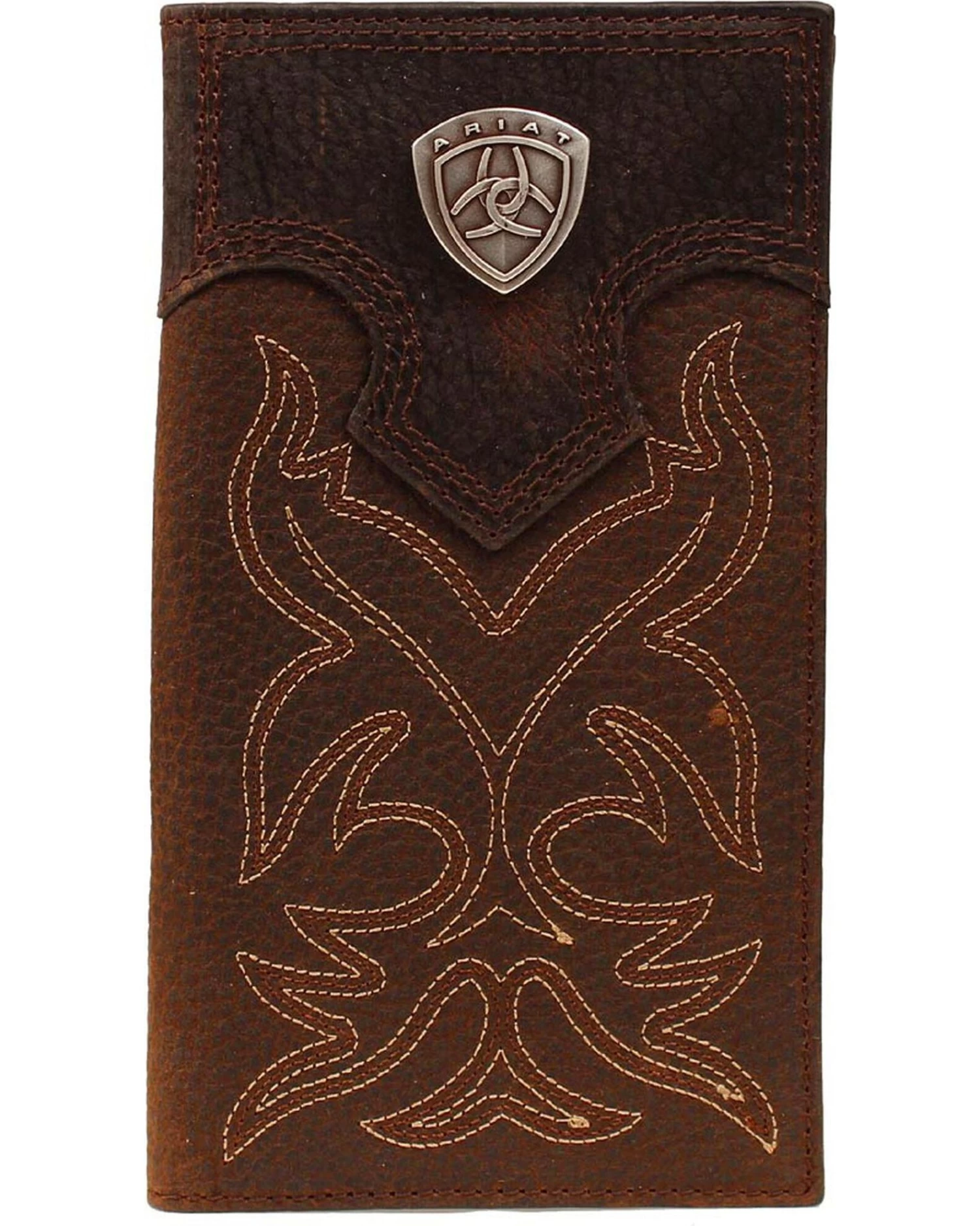 Ariat Men's Rodeo Bi-Fold Checkbook Wallet 1 Ariat Men's Rodeo Bi-Fold Checkbook Wallet