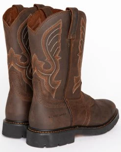 Cody James Men's Western Pull On Work Boots - Round Toe -Ariat Store 2000172363 200 BK