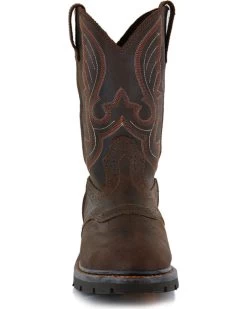 Cody James Men's Western Pull On Work Boots - Round Toe -Ariat Store 2000172363 200 FT