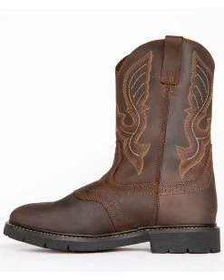 Cody James Men's Western Pull On Work Boots - Round Toe -Ariat Store 2000172363 200 LT