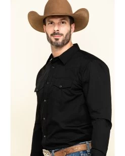 Gibson Men's Long Sleeve Snap Western Shirt - Big  -Ariat Store 2000211601 001 P3