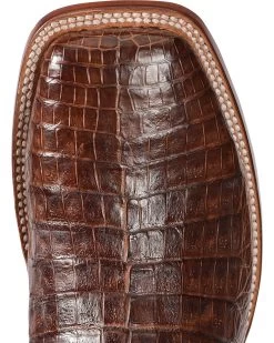 El Dorado Men's Handmade Caiman Belly Stockman Boots - Broad Square Toe -Ariat Store 2000221946 221 TP
