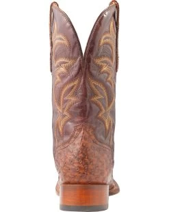 El Dorado Men's Handmade Full Quill Ostrich Stockman Boots - Broad Square Toe 13 El Dorado Men's Handmade Full Quill Ostrich Stockman Boots - Broad Square Toe -Ariat Store 2000221953 221 BK