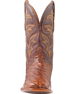 El Dorado Men's Handmade Full Quill Ostrich Stockman Boots - Broad Square Toe 10 El Dorado Men's Handmade Full Quill Ostrich Stockman Boots - Broad Square Toe -Ariat Store 2000221953 221 FT