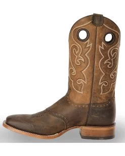 Cody James Men's Saddle Vamp Western Boots - Broad Square Toe -Ariat Store 2000224629 200 LT