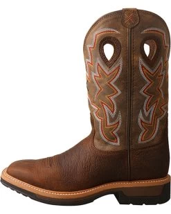 Twisted X Men's Lite Western Work Boots - Alloy Toe -Ariat Store 2000228536 251 LT