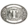 Cody James Men's Initial T Belt Buckle