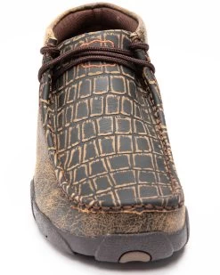 Twisted X Men's Caiman Print Driving Mocs - Moc Toe -Ariat Store 2000240922 200 P4
