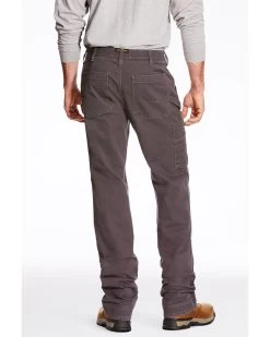 Ariat Men's Rebar M4 Washed Twill Dungaree Work Pants 