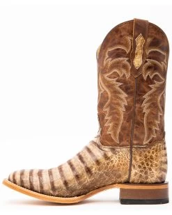 Cody James Men's Caiman Belly Western Boots - Broad Square Toe -Ariat Store 2000276396 200 P4