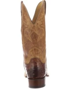 Lucchese Men's Cliff Exotic Western Boots - Square Toe -Ariat Store 2000277051 201 P4