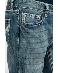 Rock & Roll Denim Men's Pistol Med Bootcut Jeans 9 Rock & Roll Denim Men's Pistol Med Bootcut Jeans -Ariat Store 2000283476 400 P4