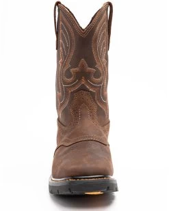 Cody James Men's Saddle Waterproof Western Work Boots - Soft Toe -Ariat Store 2000283491 201 P4