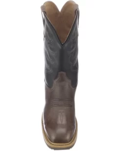 Lucchese Men's Welted Waterproof Western Work Boots - Steel Toe -Ariat Store 2000284443 933 P6