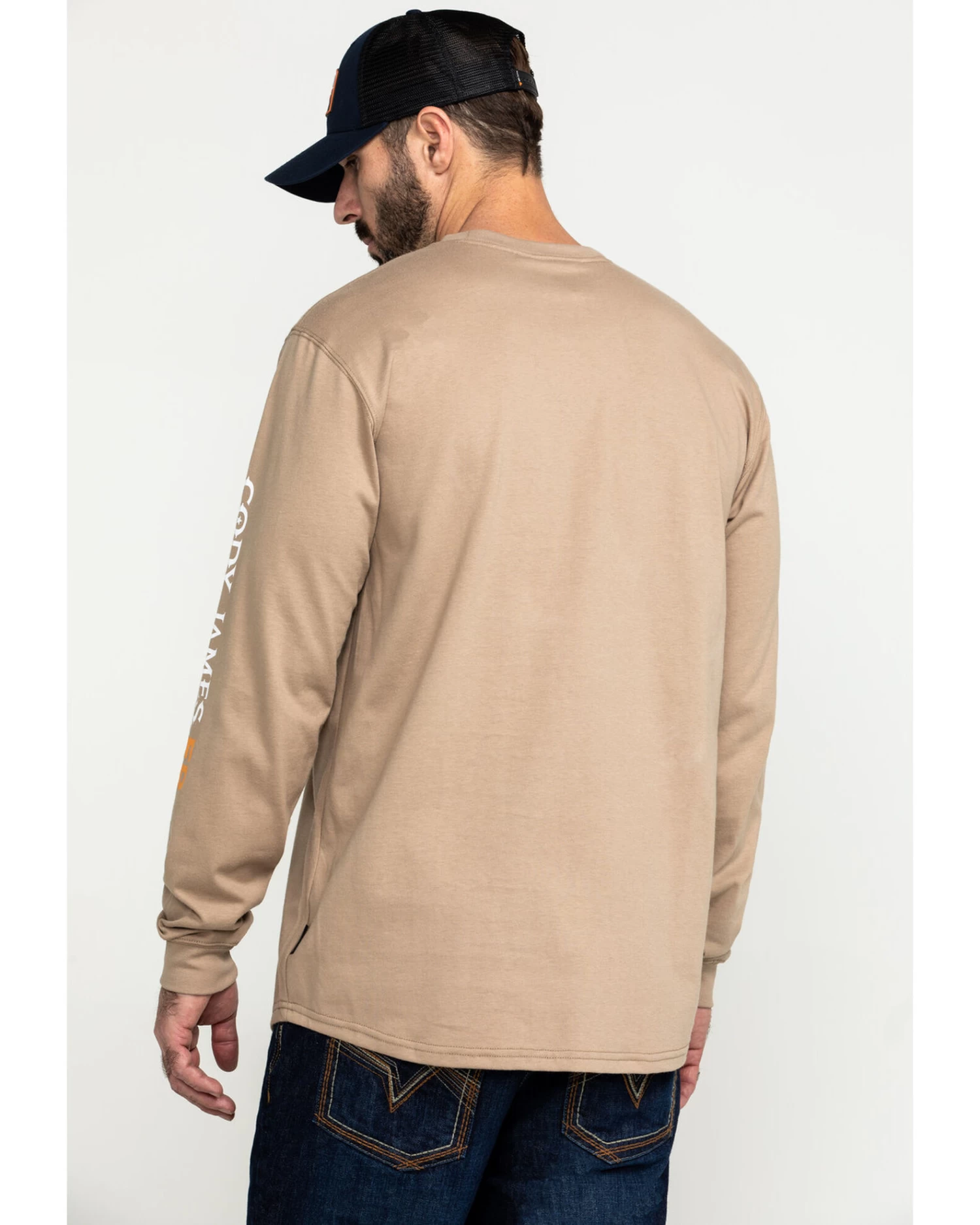 Cody James Men's FR Logo Long Sleeve Stretch Work Shirt 2 Cody James Men's FR Logo Long Sleeve Stretch Work Shirt - Image 2