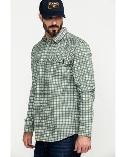 Cody James Men's FR Woven Plaid Print Long Sleeve Button Down Work Shirt  -Ariat Store 2000284553 300 P3