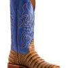 Horse Power Men's Toasted Caiman Print Western Boots - Square Toe