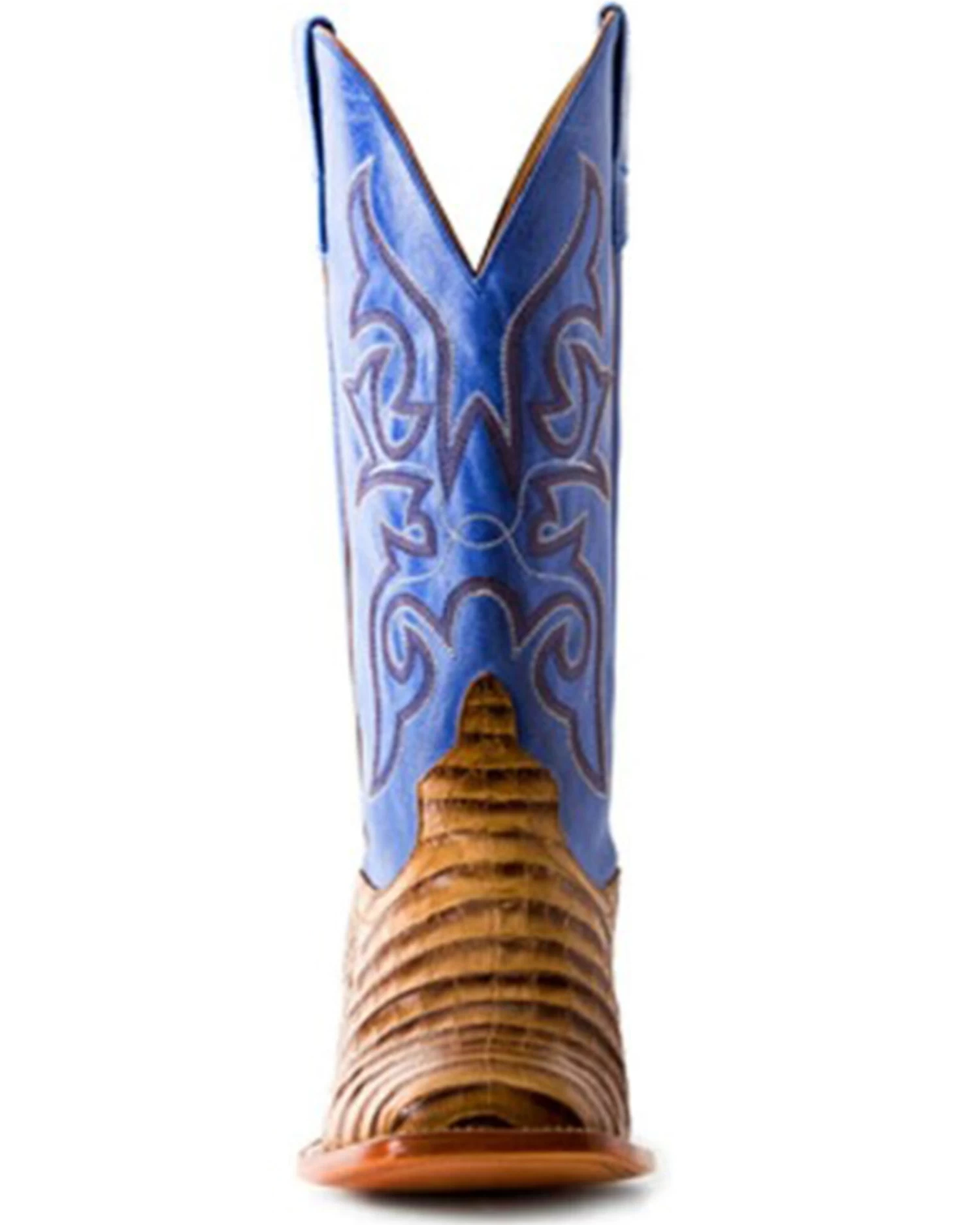 Horse Power Men's Toasted Caiman Print Western Boots - Square Toe 3 Horse Power Men's Toasted Caiman Print Western Boots - Square Toe - Image 3