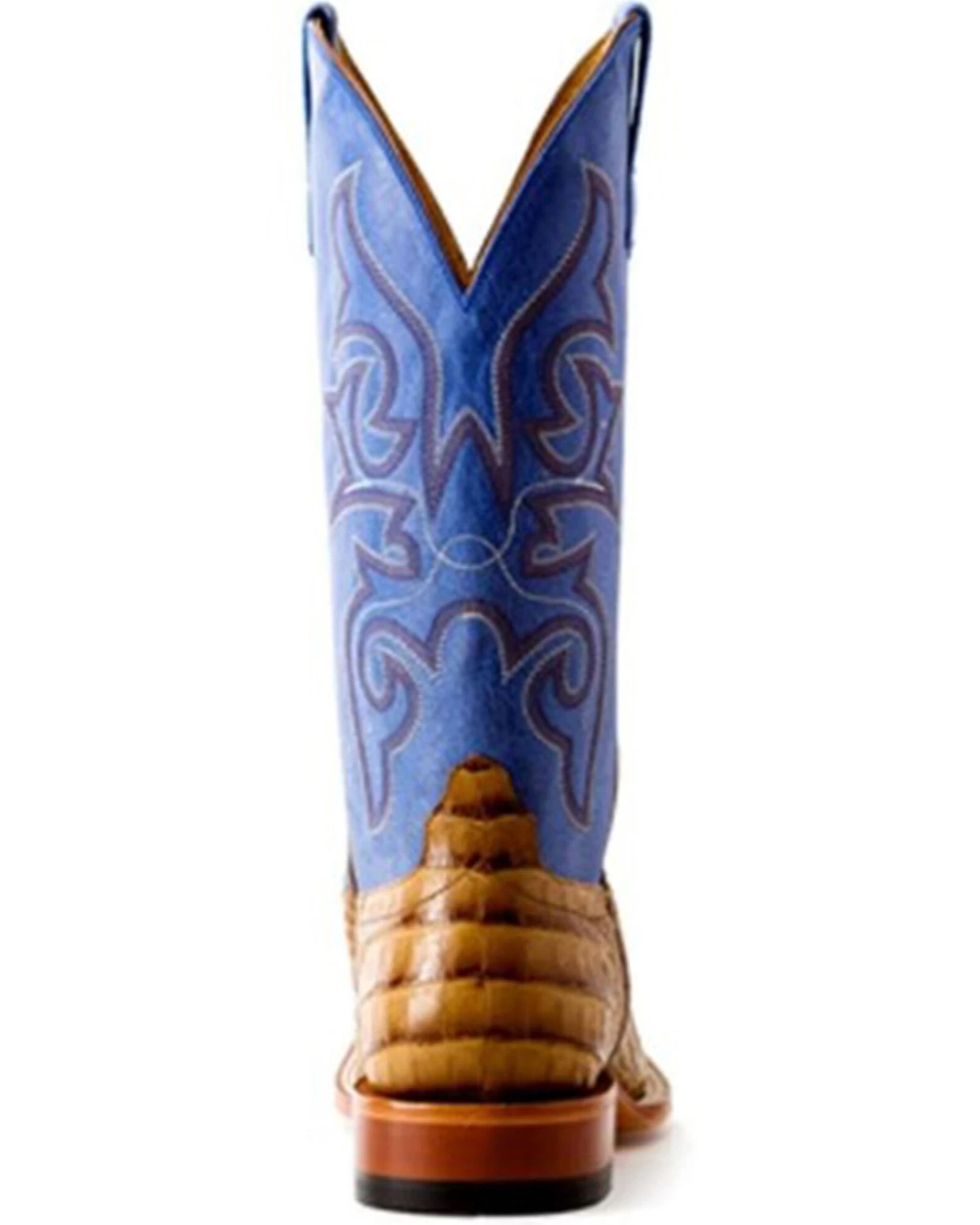 Horse Power Men's Toasted Caiman Print Western Boots - Square Toe 4 Horse Power Men's Toasted Caiman Print Western Boots - Square Toe - Image 4