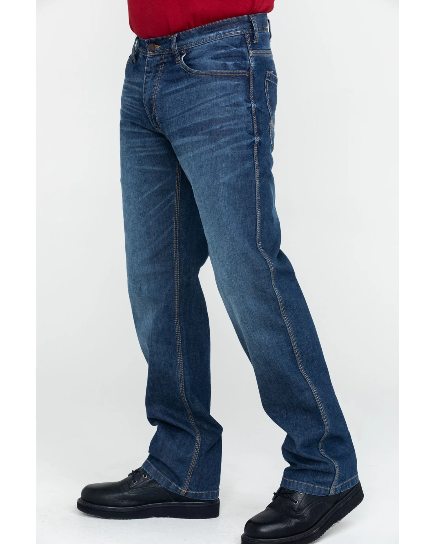 Wolverine Men's FR Dark Stretch Work Jeans 3 Wolverine Men's FR Dark Stretch Work Jeans - Image 3